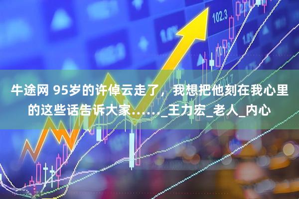 牛途网 95岁的许倬云走了，我想把他刻在我心里的这些话告诉大家……_王力宏_老人_内心